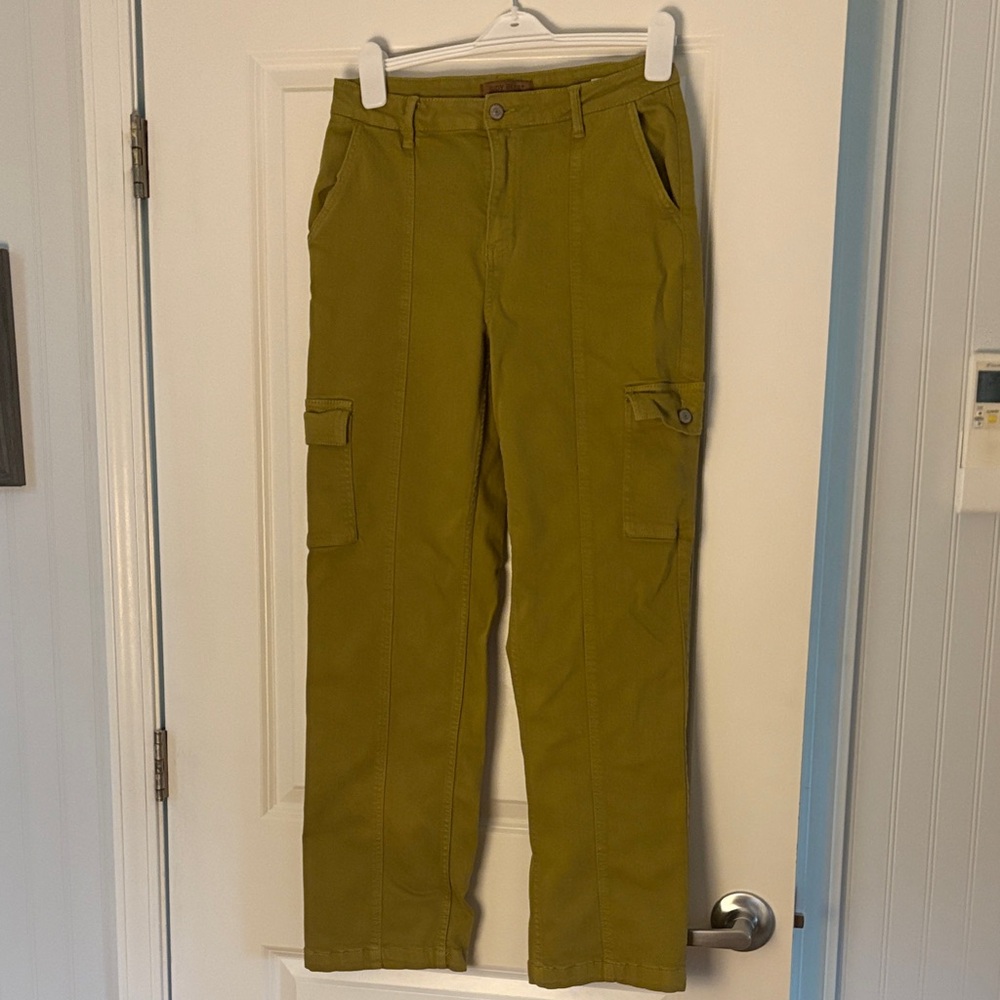 Judy Blue Olive Wide Leg Cargo Pants